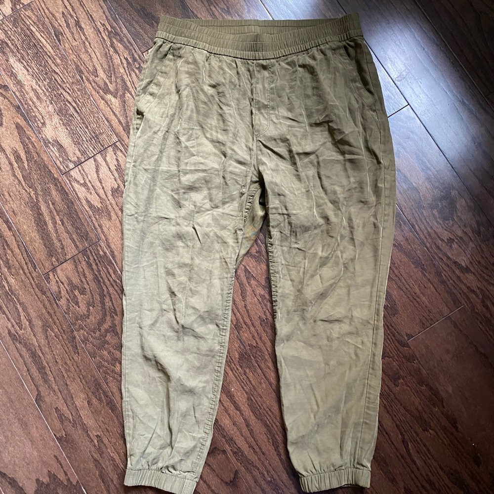 Old Navy Elastic Casual Green Pants